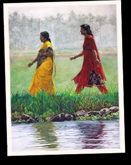 women walking