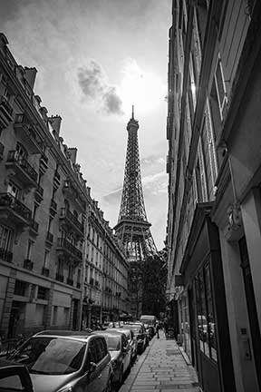 paris tower street view
