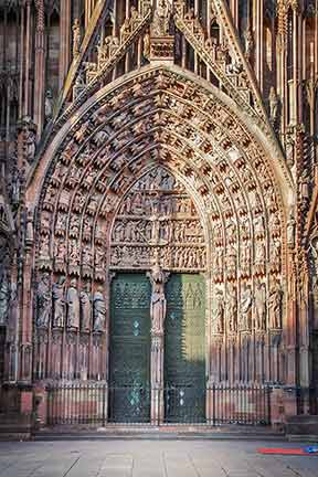 strasbourg cathedral doors