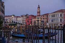 venice in the evening