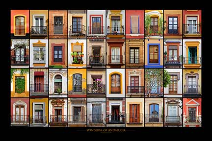 windows of andalucia
